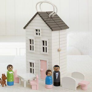 Pottery Barn Kids Mini Dollhouse Set-Rare VHTF